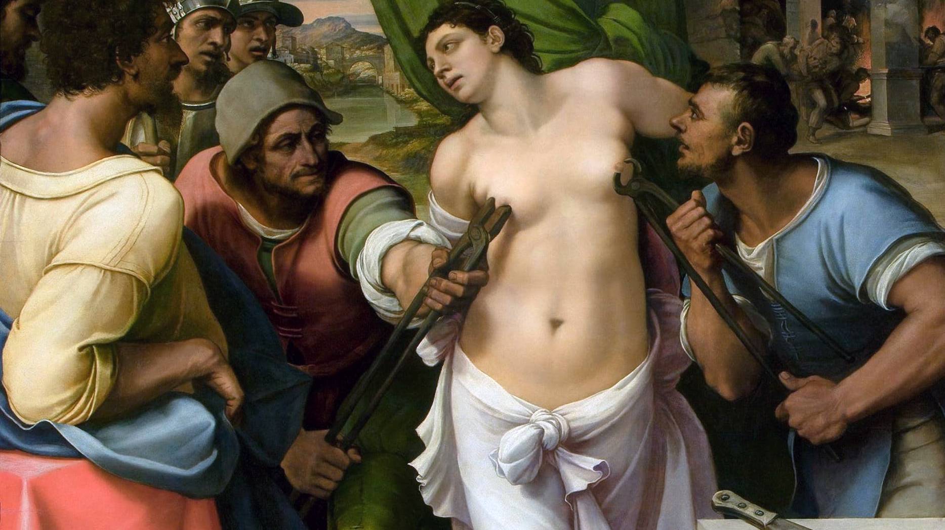 Iniciativa Sexual Femenina Martirio De Santa Agueda Por Sebastiano Del Piombo Foto 1